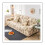 Housse extensible pour canapé, design élégant avec bas élastique, protection lavable pour meubles de salon (diversité de styles, utilisation 1
