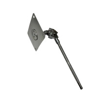 JWQFBC Drum Pad Stand, Adjustable Practice Pad Holder with 26cm Rod