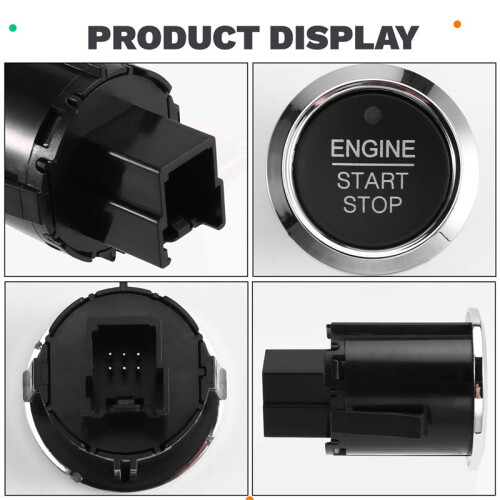 Car Start Stop Ignition  Button DG9T-14C376-ADW for   Fusion 2015-2020 1
