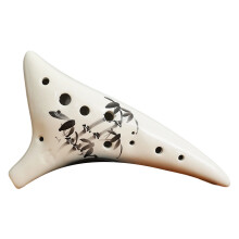12 Hole Tone C Key Ocarina Flute Ceramic Legend of-bambo