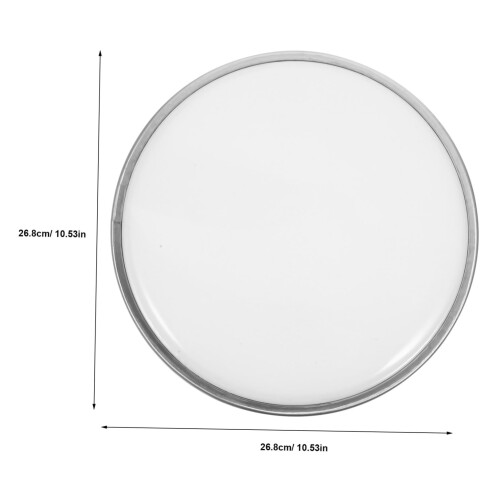 Double Ply Clear Drum Head Replacement for Drum Set, Durable, Enhanced Tone 1