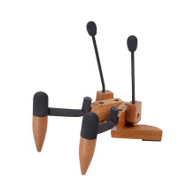 Heavy Duty Foldable Guitar Wall Mount Hanger with ScratchResistant Protective Pads for Acoustic and Electric Guitars
