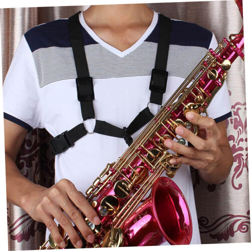 Saxophone Harness Shoulder Strap  Adjustable 3075 cm, Even Weight Distribution, QuickRelease 1