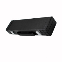 Leather Flute Case, Protective Storage Box for Musicians and Beginners, 1pc, Black