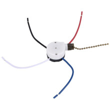 1PCS Ceiling Fan Lights ZingEar ZE-208S E89885 3 Speed 4 Wire Fan Pull Chain ,Fan Lights ,Bronze
