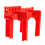 Valve Locking, Adjustable  Valve Locking Device, Small, for 1/2Inch-2-1/2Inch Outer Pipe Diameter, Red 2