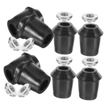 Bass Drum Spur Tips Replacement, NonSlip Drum Rubber Feet Covers for Drum Sets, 8 Pack