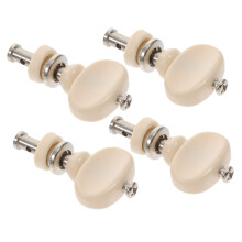 4pcs Ukulele Tuning Pegs and Keys Replacement Set with Plastic Buttons
