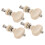 4pcs Ukulele Tuning Pegs and Keys Replacement Set with Plastic Buttons 1
