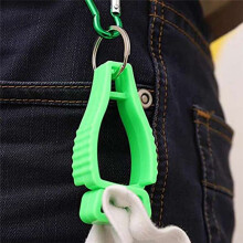 Handschuhclips für Arbeitshandschuhhalter, HandschuhgüRtelclip mit Metallkarabinern für die Arbeit Von Bauarbeitern (GrüN)
