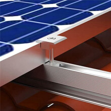 Photovoltaic Support Aluminum Alloy Medium Pressure Block Slider 40Mm for Connecting and Fixing Solar Panels