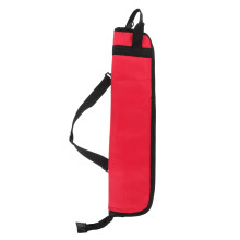 Drumstick Bag, Padded 4Pair Drumstick Case with Shoulder Strap and Zippered Mallet Pouch