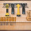 Wall-Mounted Tool Storage Rack Tool Rack Electric Drill Rack Wrench Tool Workshop Screwdriver Storage Rack 3