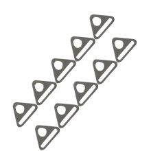 10Pcs High Strengths Triangles Connectors Tent Fixing-20mm ten