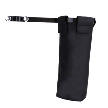 Drum Stick Holder Bag with Removable Metal Clip, Quick Access Zipper, Holds 5 Pairs for Drummers