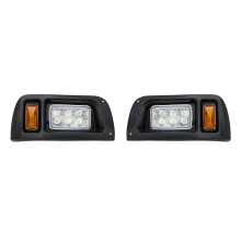 Cart LED Headlight Light Kit 12V Headlights Assembly for Club Car Gas /Electric 1993- OEM 101988002 101988001