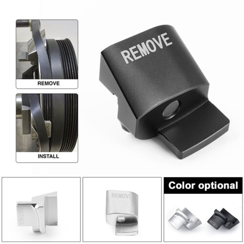 Stretch Belt Service Set Remover Installer Tool Practical Compact One-Piece Design Repair Auxiliary Tool Silver