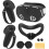 Silicone Cover Set Compatible with Meta Quest 3S: Face Cover, Controller Grips, Front Shell & Lens Protector 1