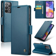 CaseMe Leather Wallet Case for compatible with Samsung Galaxy A23 5G – RFID Blocking, Magnetic Clasp, Kickstand, Card Holder