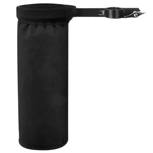 Waterproof Canvas Drumstick Holder with Secure Metal Clamp, Quick Access Design for Drum Set