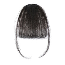 Clip-in Wispy Hair Bangs, Lace Front Fringe Extensions – Kompatibel med Wiggy