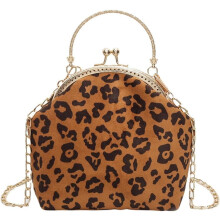 Mála Clutch Prionta Leopard le Slabhra Inbhainte do Mhná