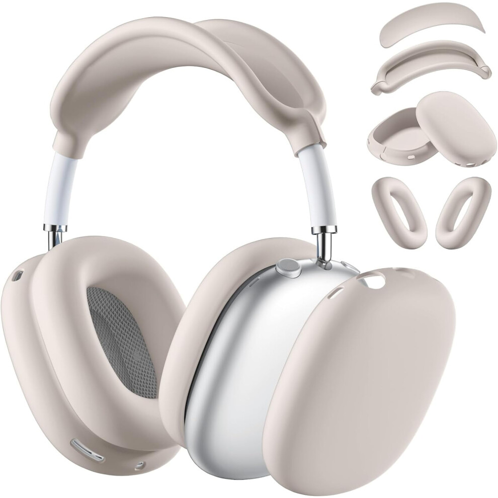 Airpods Max Case Cover Â Anti-Scratch Silicone Ear Pad, Ear Cup & Headband Cover, Soft Skin Protector Compatible With Airpods Max 9365509702246