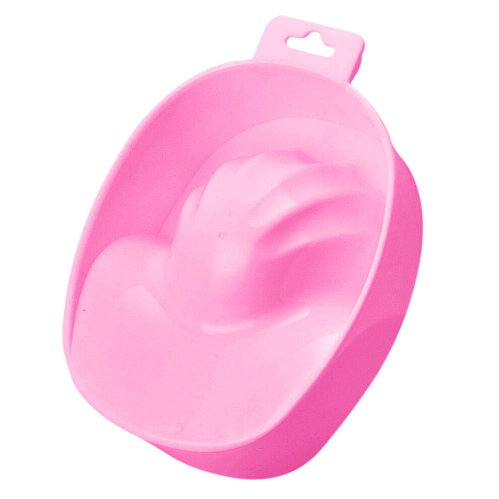 Portable Manicure Soak Bowl Hand Spa Bath Soaker for Nail Removal Supplies Easy Comfortable At-Home Pedicure