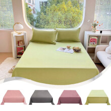 Under $5 Clearance! Full Size Bed Sheet, Wrinkle & Soft Sheets for Hotel, Washable Microfiber Bed Sheets 81 x 96"