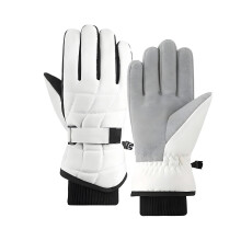 Winter Ski Gloves Waterproof, Windproof, Insulated, Fleece-Lined, Touchscreen Compatible, Adjustable Wrist Strap