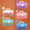 Portable sewing box organizer with handle and removable tray 6