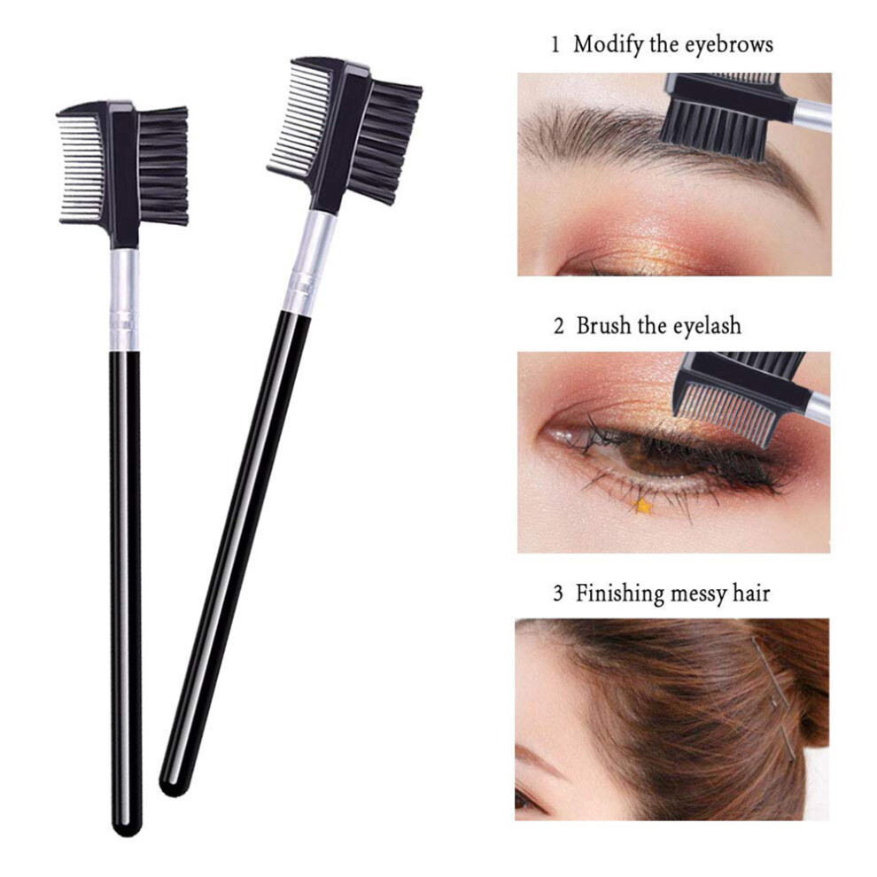 5 Pcs Double Ended Eyebrow Eyelash Comb
