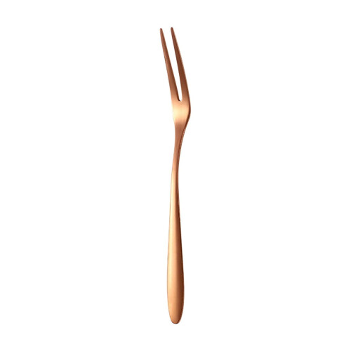 304 Stainless Steel Fruit Fork Mirror Polished Two-Prong 1 1