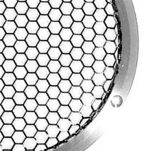 2X Grille de Haut-Parleur Tweeter de Voiture en Aluminium, 6,5 Pouces, Grille Entièrement en Métal pour Amélioration Audio, Argent