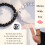 Partnerarmbänder – Schwarzer Achat & Weißer Howlith 2