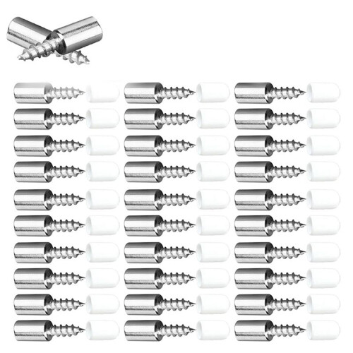 Fixed Support Self-Tapping -Screw, Cabinet Glass Partition Nails , with Rubber Sleeve Screw Plate Support