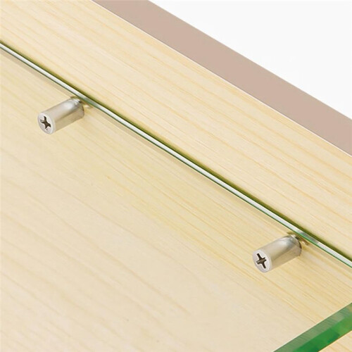 Fixed Support Self-Tapping -Screw, Cabinet Glass Partition Nails , with Rubber Sleeve Screw Plate Support 1