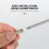 Fixed Support Self-Tapping -Screw, Cabinet Glass Partition Nails , with Rubber Sleeve Screw Plate Support 4