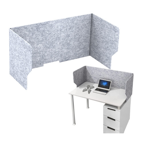 Folding Desk Privacy Panel Acoustic Desk Divider for Office Noise Reduction