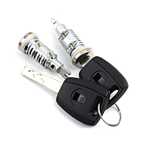 Replacement Auto Full Set Door and Ignition Lock Cylinder for  with Key 2