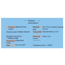 3X Lora Module SX1276 Wireless Transceiver Module Spread Spectrum Long-Range Wireless Communication(868Mhz)