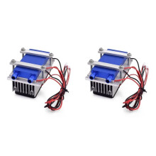 2X 144W Thermo-Elektrische Peltier-Koelingskoeler 12V 15A Halfgeleiderkoelsysteem voor Kleine Airconditioningventilator