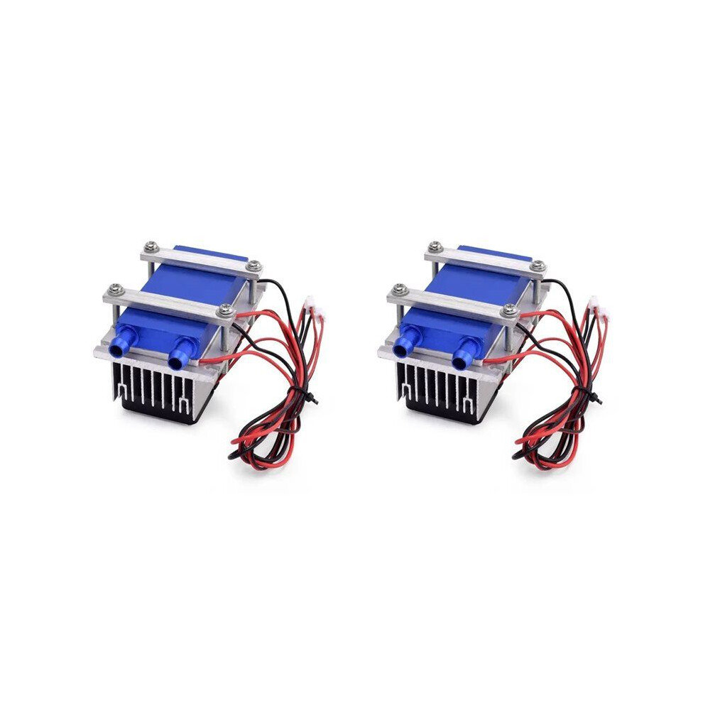 2X 144W Thermoelectric Peltier Refrigeration Cooler 12V 15A Semiconductor Cooling System 6032043515801
