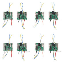 8 Pcs 5S 18/21V 20A Li-Ion BMS PCM Lithium Battery Charging Protection Board PCB for 18650 Lithium Batteries Pack