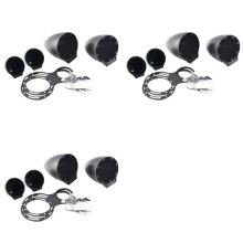 3 Set 3.5 Inch Car Midrange Speaker Base Car Horn Modified 3-Way Speaker Bracket Car 3-Way Frequency Mold Bracket