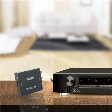 5X 1080P Composite Till RCA Audio Video AV CVBS Converter Adapter för HDTV