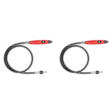 2pcs 6Mm Rotary Angle Grinder Tool Flexible Shaft Fits for Style Flex Shaft Electric Drill Rotary Tool