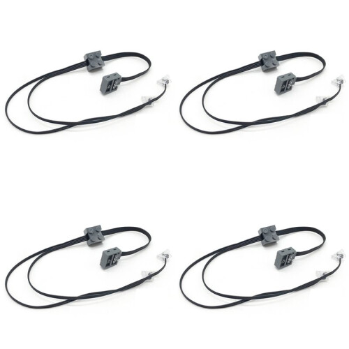 4Pcs Technic Power Function 8870 LED Light Link  Cable for Train Vehicle Building Block Power Group