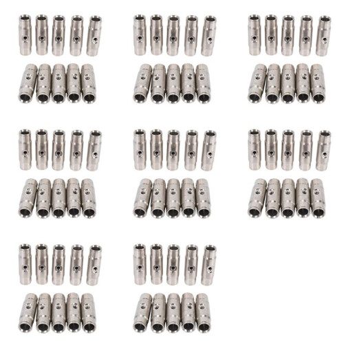 80 Peças 3/8 Polegadas Slip Lok Misting Nozzle Coupling Tees 10/24 UNC 1000 PSI Quick Connect