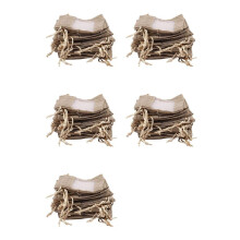 150Pcs Flax Organza Bags Burlap Drawstring Pouch Christmas Gifts Bag Wedding Party Bags 10x14cm